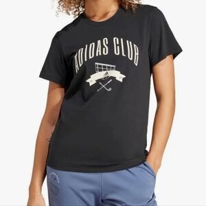 adidas Women's Brand Love Graphic-Print Cotton T-Shirt Large